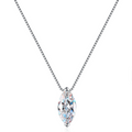 Sovereign Marquise Solitaire Necklace
