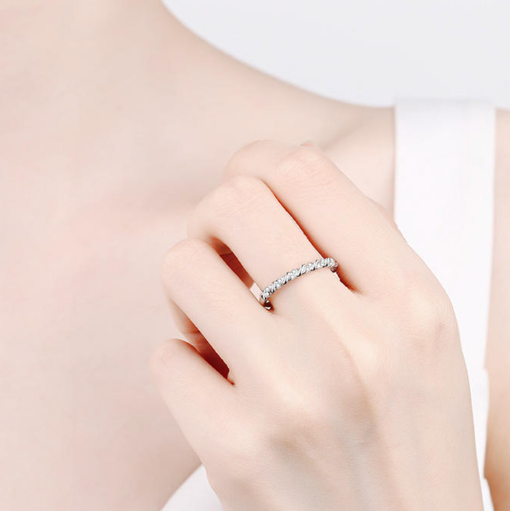 Heritage Twisted Filigree Pavé Band
