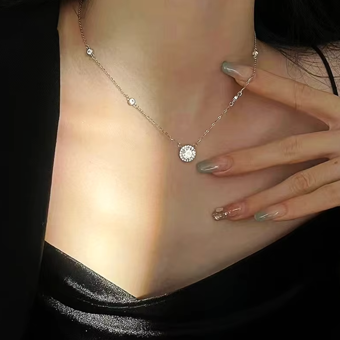 Aura Luminary Station Halo Necklace