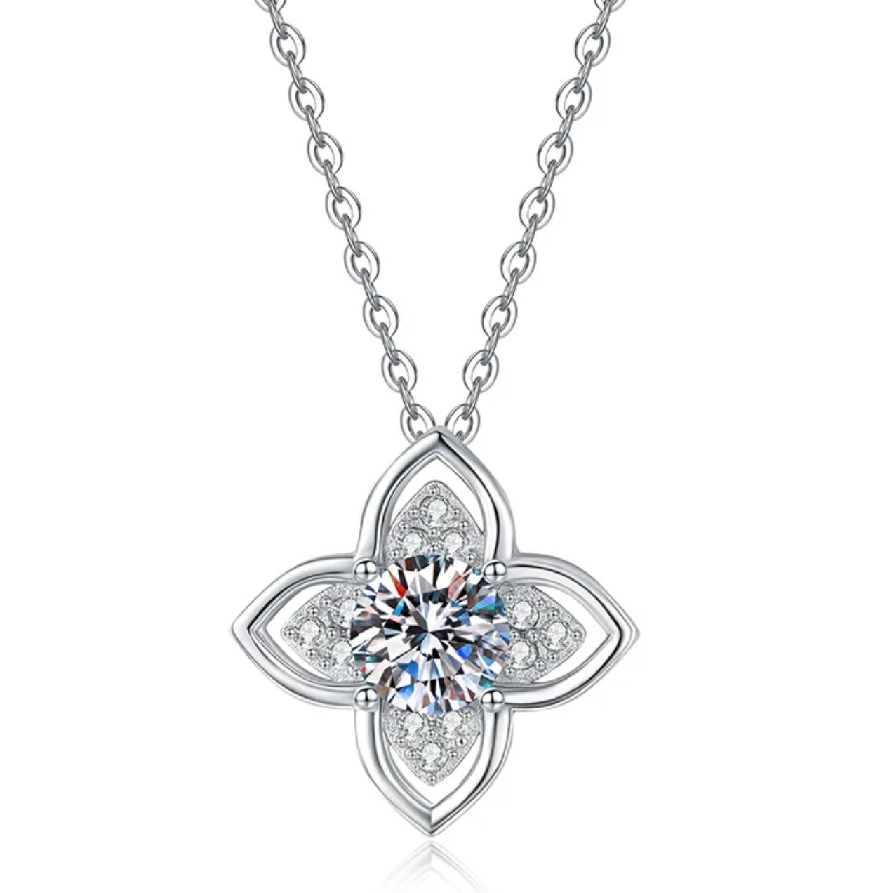 Paradiso Quatrefoil Pavé Pendant